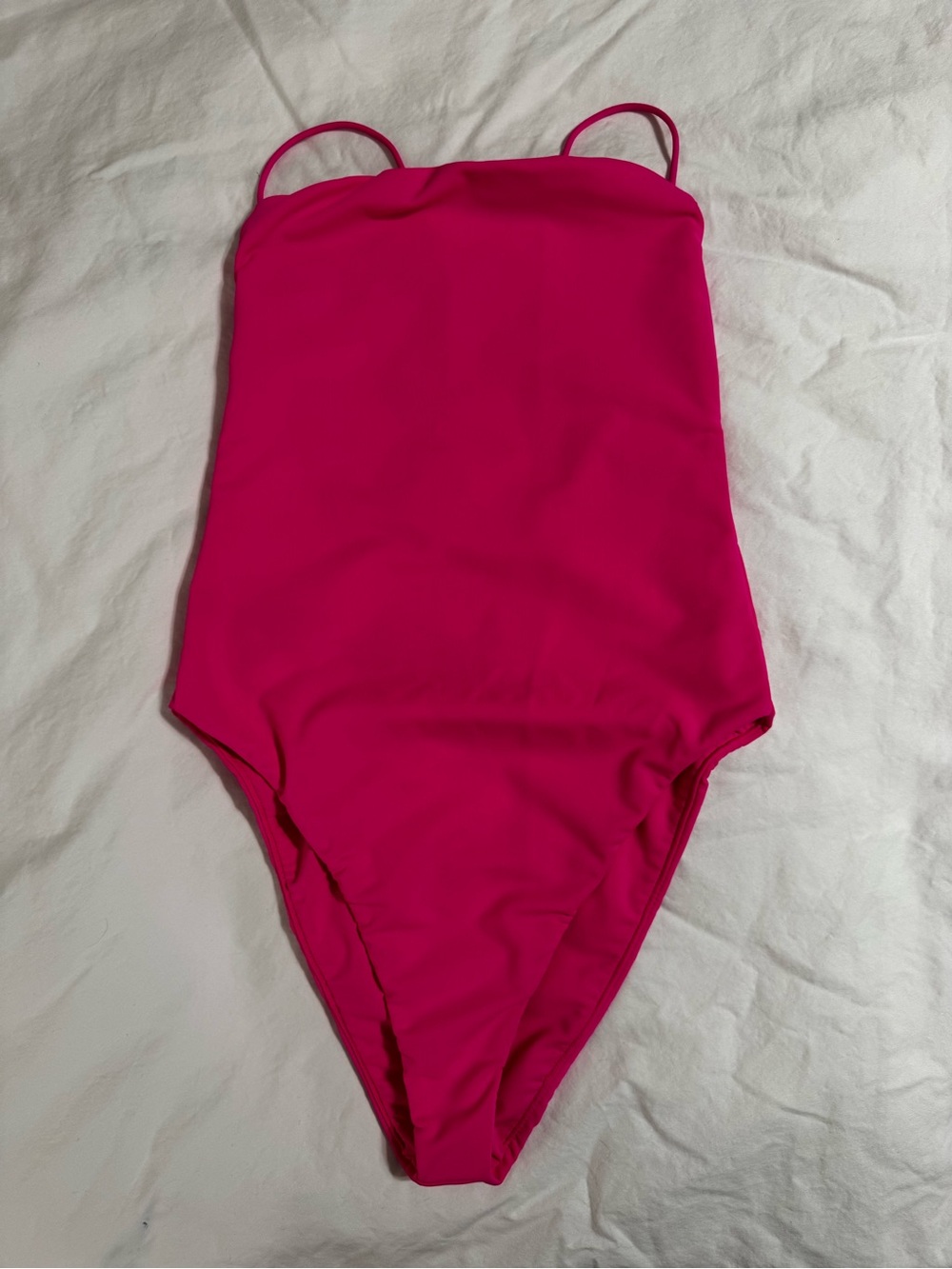 Girls' Hot Pink One-Piece Swimsuit - Kids Swim